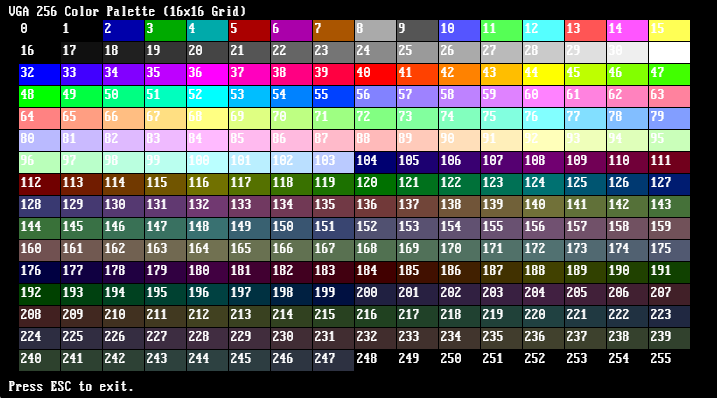 VGA 256
